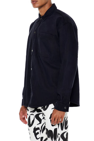 Cotton Curved-Hem Shirt