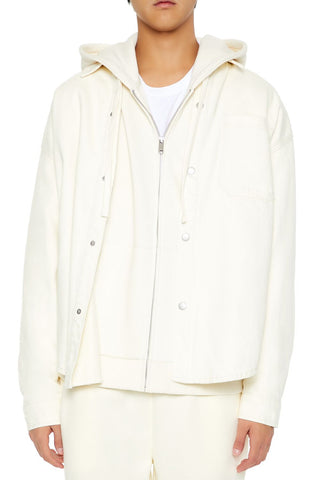 Cotton Curved-Hem Shirt