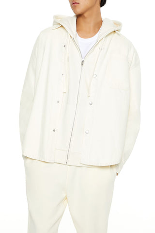 Cotton Curved-Hem Shirt