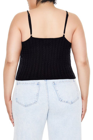 Plus Size Sweater-Knit Cami