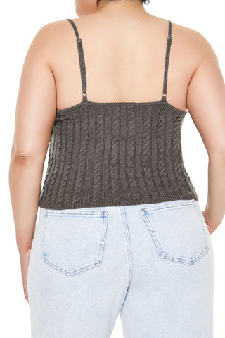 Plus Size Sweater-Knit Cami