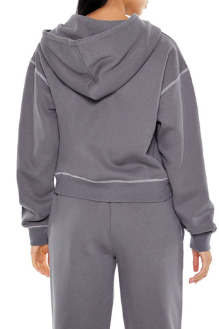 Skeleton Graphic Zip-Up Hoodie