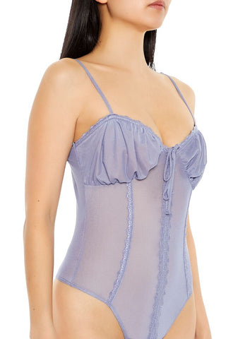 Mesh Cami Thong Bodysuit