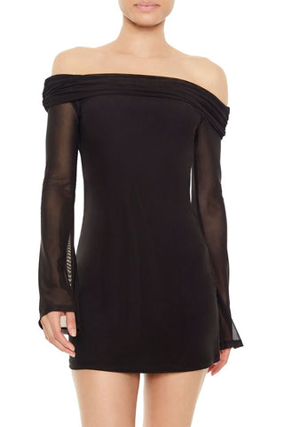 Off-the-Shoulder Mini Dress