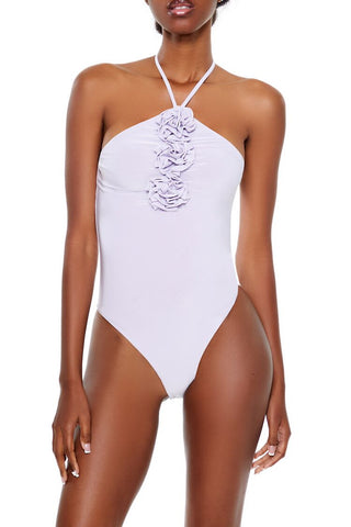 Rosette Halter Bodysuit