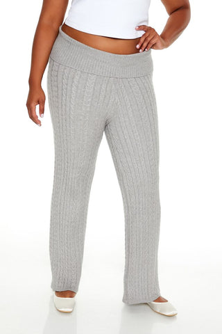 Plus Size Sweater-Knit Pants