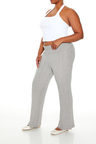 Plus Size Sweater-Knit Pants