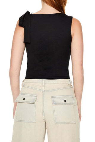 Sleeveless Tie-Strap Crop Top