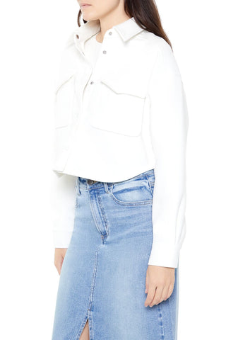 Boxy Cropped Shacket