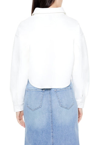 Boxy Cropped Shacket
