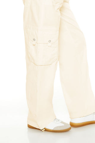 Low-Rise Straight-Leg Cargo Pants