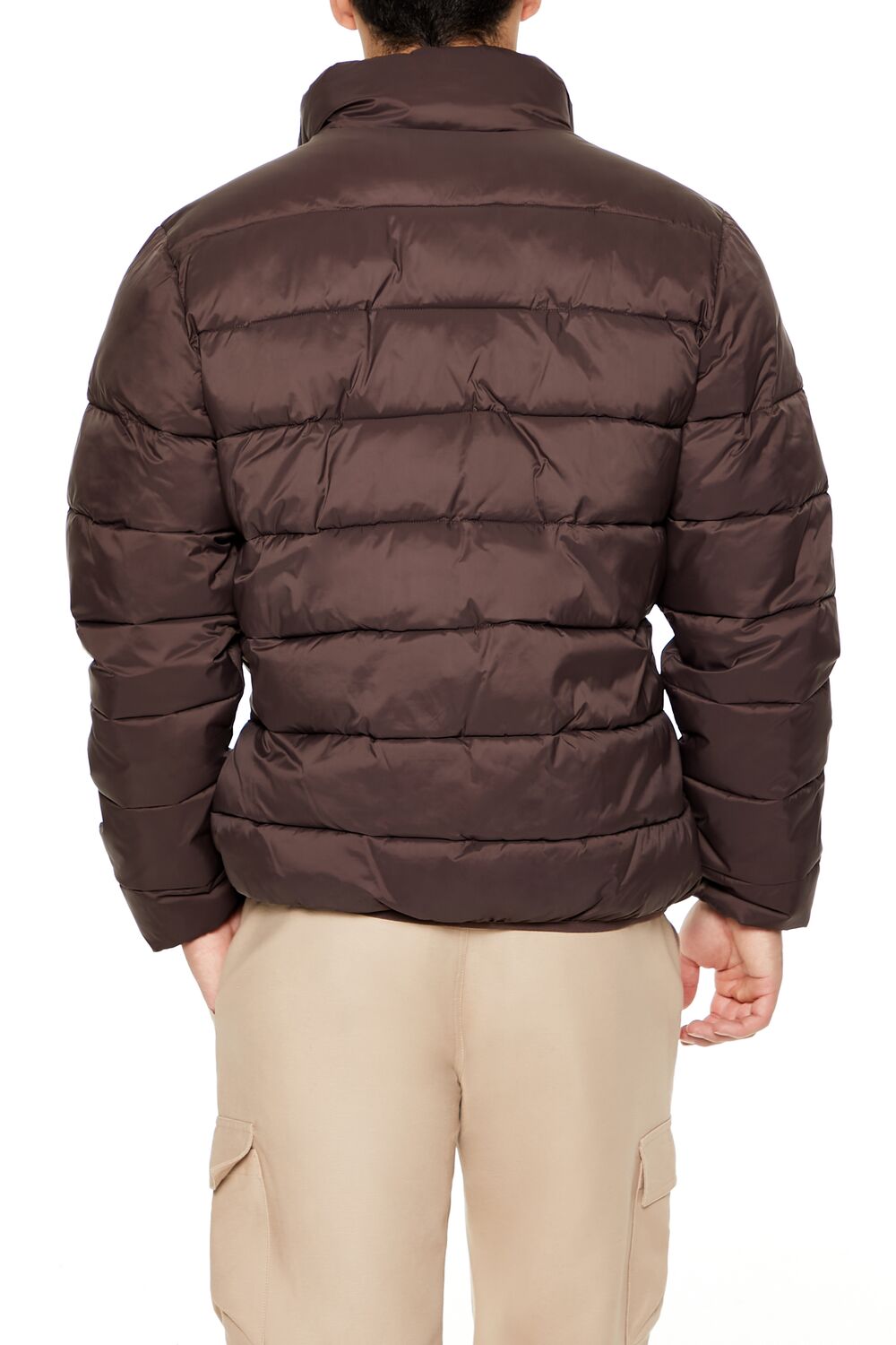  Forever 21 Packable Zip-Up Puffer Jacket - black-swatch - Bonton