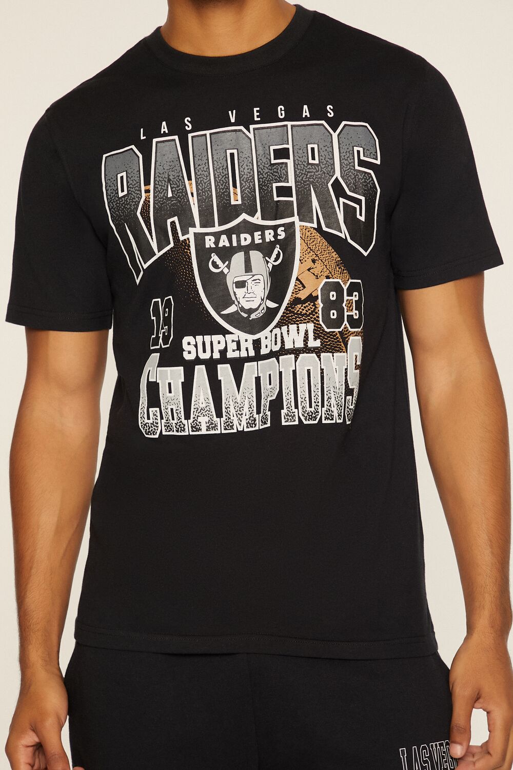  Forever 21 Las Vegas Raiders Graphic Tee - black multi - Bonton