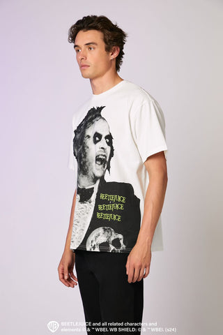 Beetlejuice Beetlejuice Embroidered Tee
