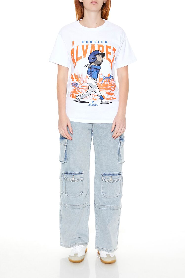  Forever 21 Yordan Alvarez Houston Graphic Tee - white multi - Bonton