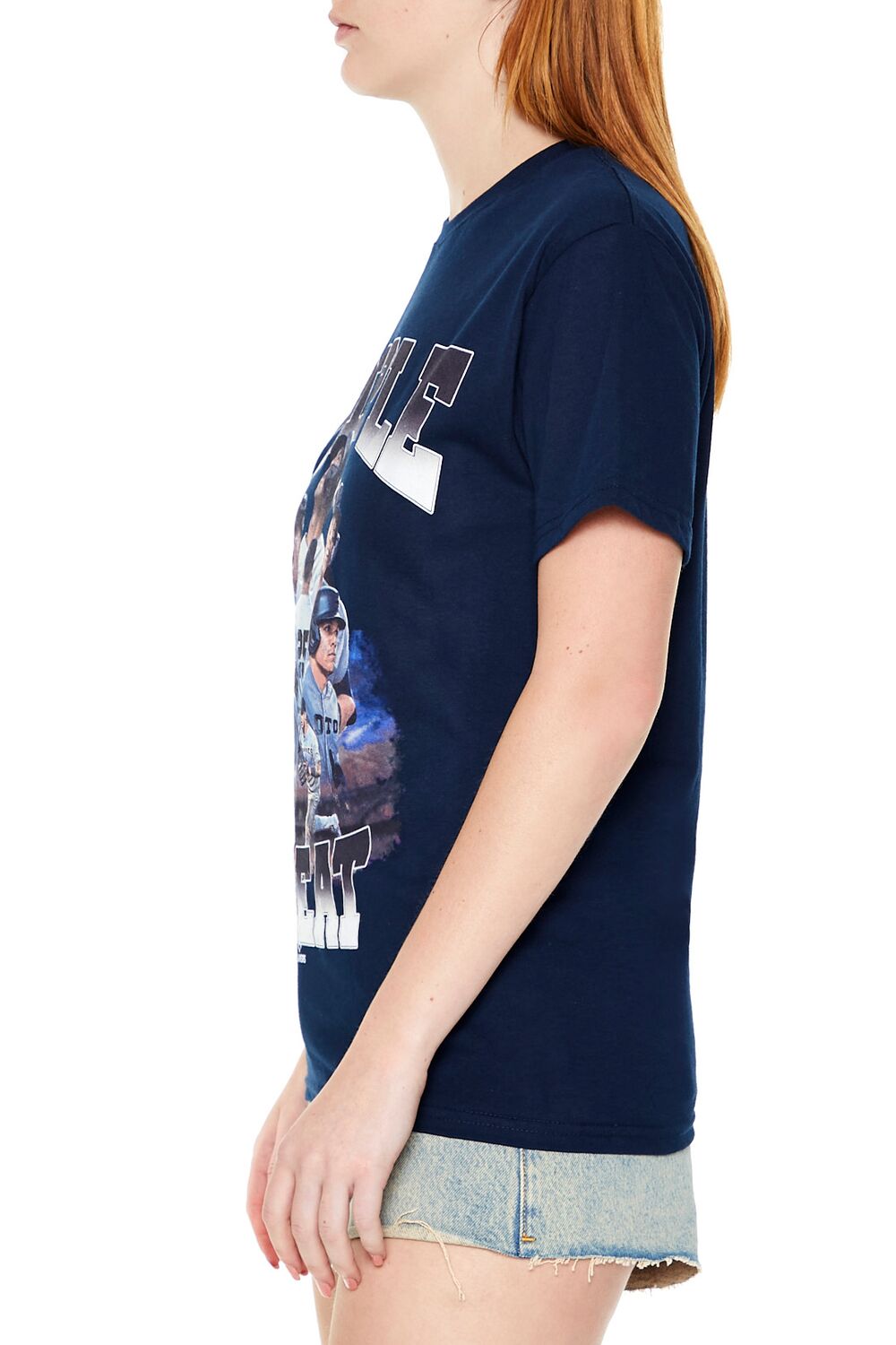  Forever 21 Triple Threat MLB Graphic Tee - navy multi - Bonton