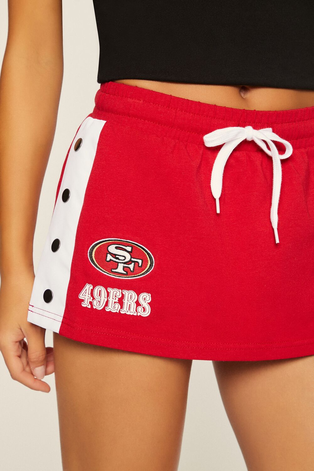  Forever 21 San Francisco 49ers Mini Skort - red-multi - Bonton