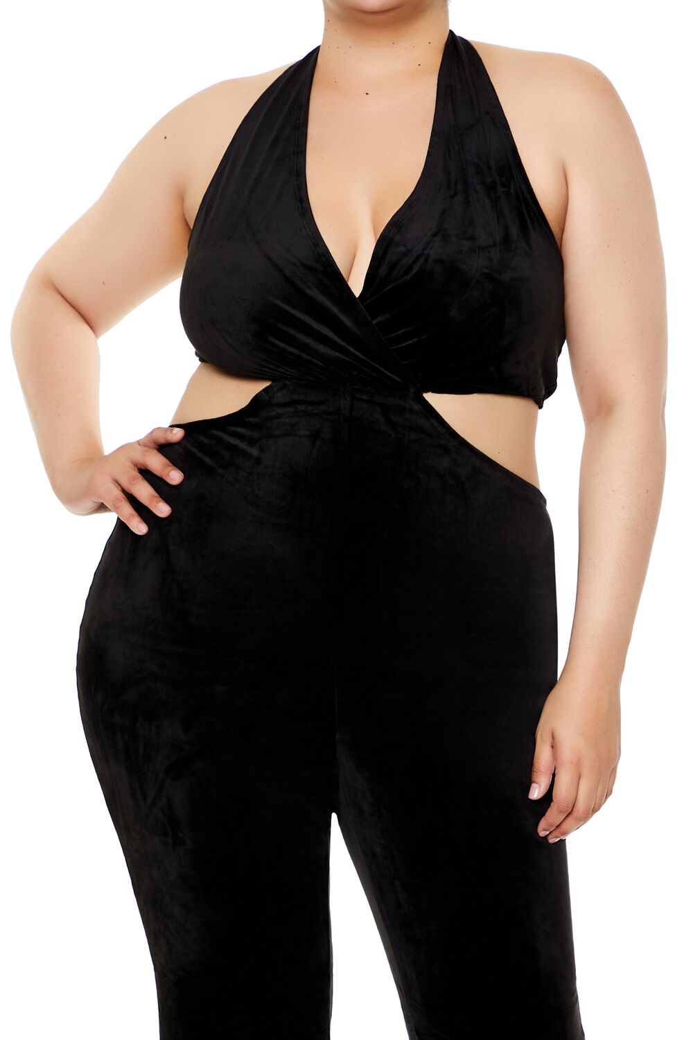  Forever 21 Plus Size Juicy Couture Jumpsuit - black - Bonton