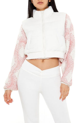 Quilted Cropped Vest