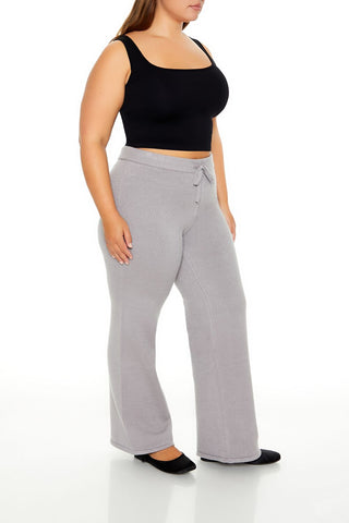 Plus Size Sweater-Knit Pants