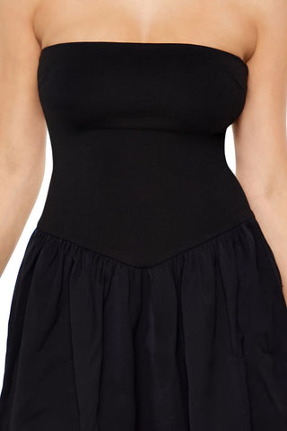 Strapless A-Line Mini Dress