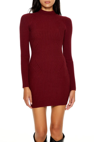 Bodycon Mini Sweater Dress