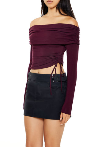 Off-the-Shoulder Crop Top