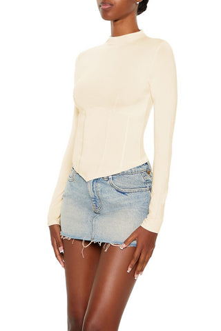 Corset High-Neck Top