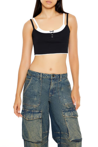 Bow Combo Cropped Cami