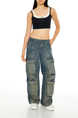 Bow Combo Cropped Cami