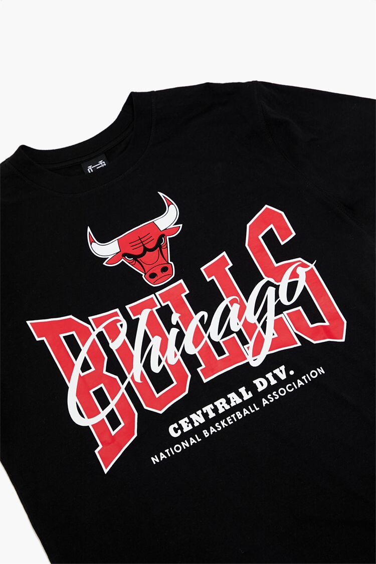  Forever 21 Chicago Bulls Graphic Tee - black multi - Bonton
