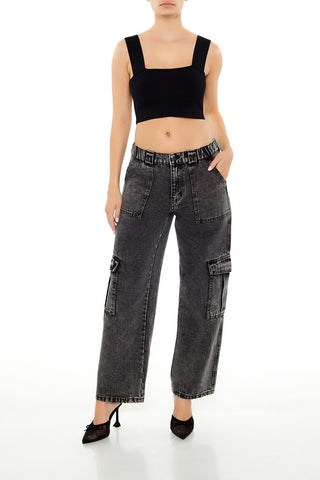 Sweater-Knit Crop Top