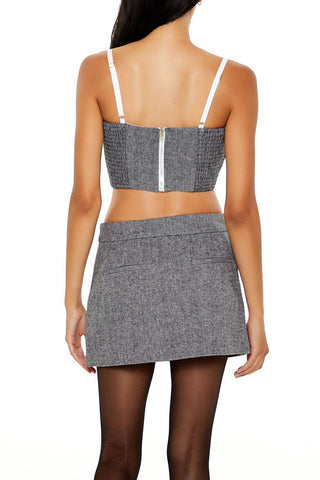 Cropped Tweed Combo Cami