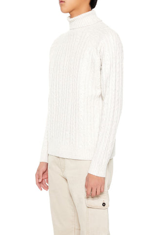 Cable Knit Turtleneck Sweater