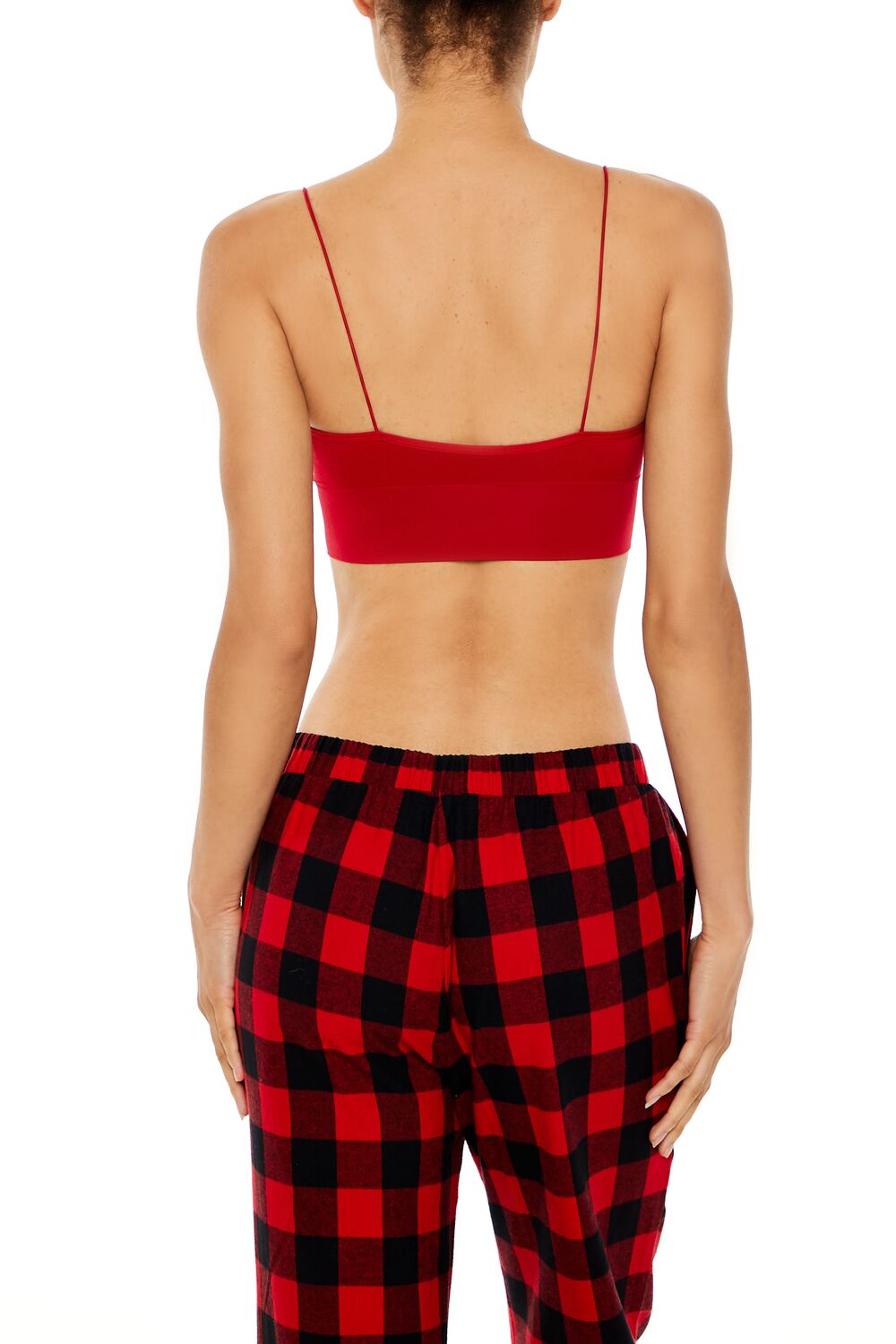  Forever 21 Seamless Sweetheart Bralette - dark-red - Bonton