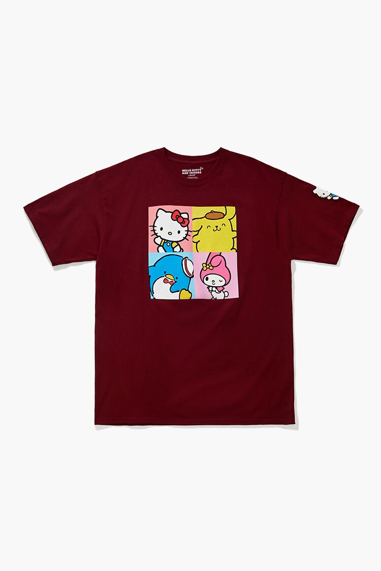  Forever 21 Hello Kitty & Friends Graphic Tee - chocolate multi - Bonton