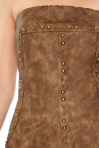 Studded Tube Mini Dress