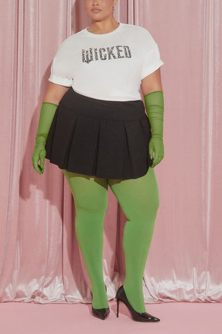 Plus Size Wicked Faux Gem Tee
