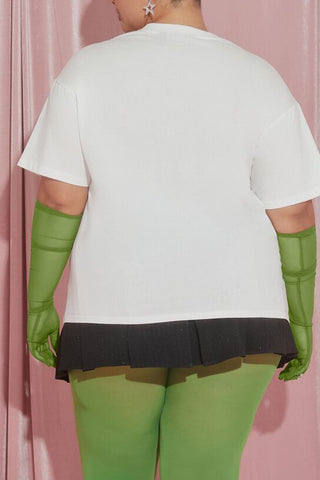 Plus Size Wicked Faux Gem Tee