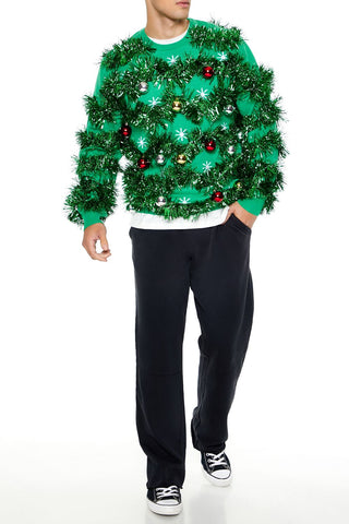 Unisex Tinsel & Ornament Sweater