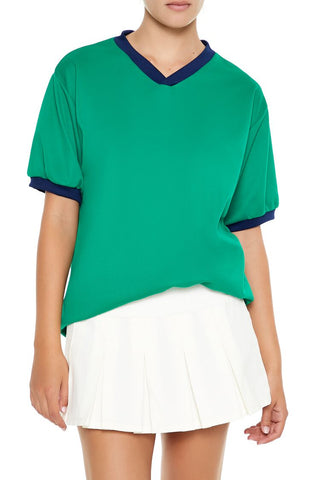 V-Neck Ringer Jersey