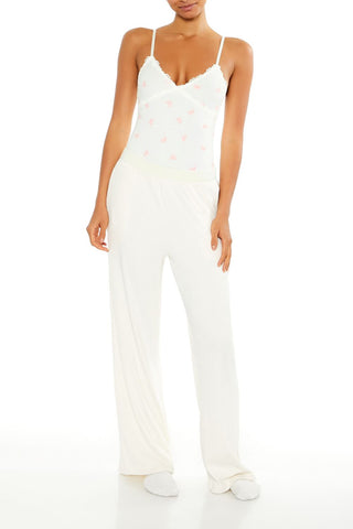 Ice Skate Print Lingerie Bodysuit