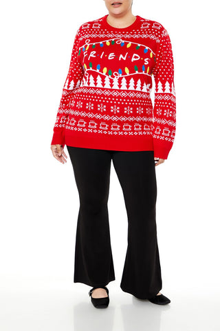 Plus Size Friends Fair Isle Sweater