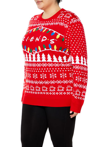 Plus Size Friends Fair Isle Sweater