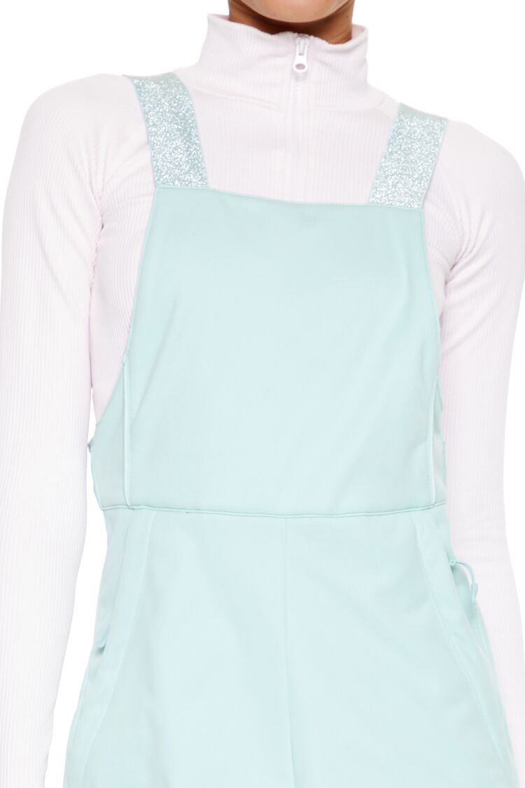  Forever 21 Active Waterproof Glitter Ski Jumpsuit - white - Bonton