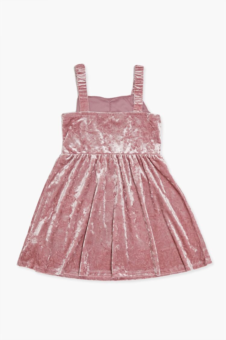  Forever 21 Girls Crushed Velvet Dress (Kids) - mauve - Bonton