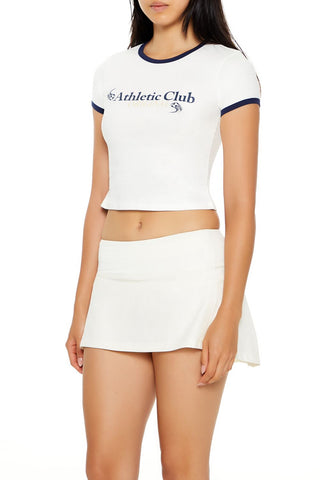 Athletic Club Ringer Baby Tee