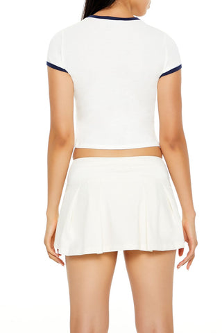 Athletic Club Ringer Baby Tee