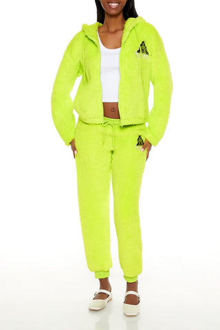 The Grinch Embroidered Zip-Up Hoodie