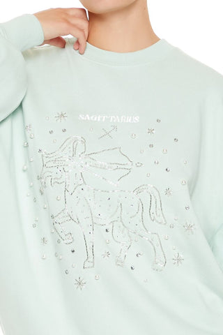 Beaded Sagittarius Pullover